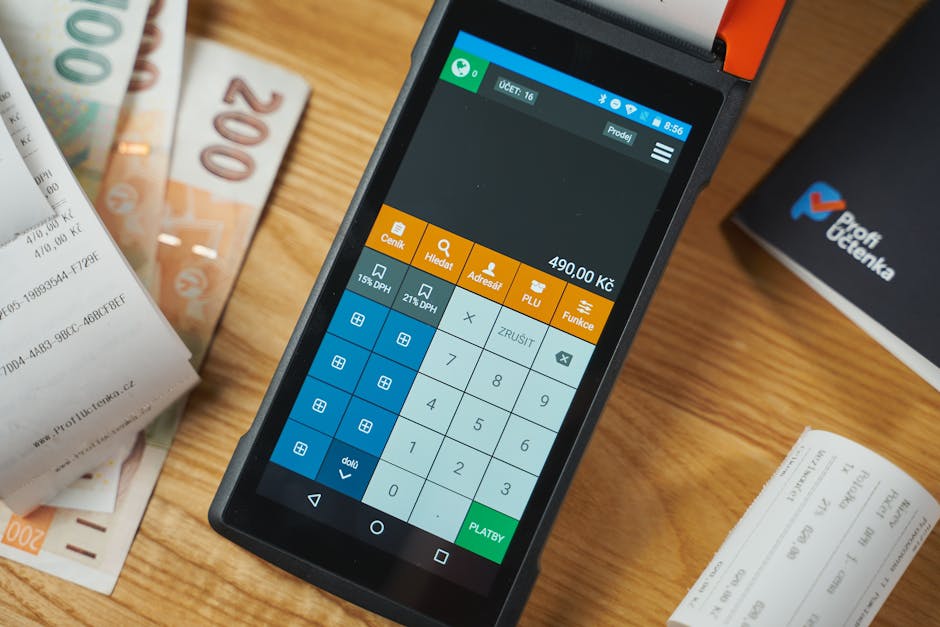 POS terminal tablet printer and hardware setup for restaurant